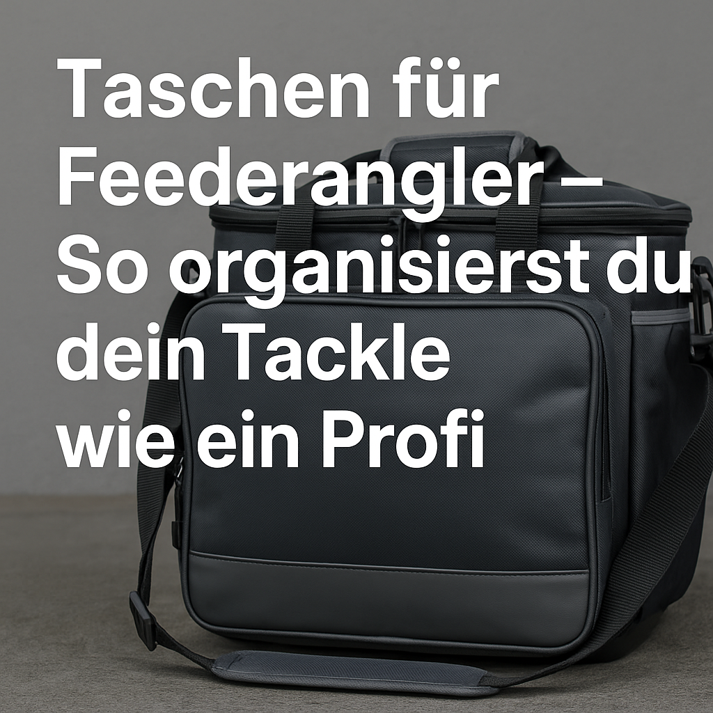 Taschen für Feederangler – Ordnung und Schutz für dein Angelzubehör