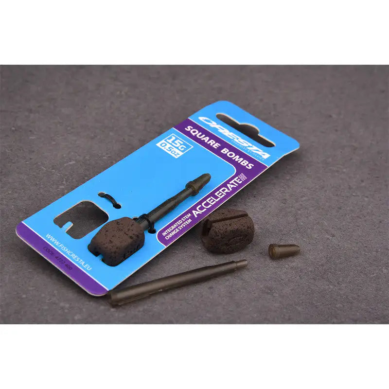 ACCELERATE SQUARE BOMBS KM-Shop Blei, Cresta, futterkorb, Km-Tackle, kmtackle 