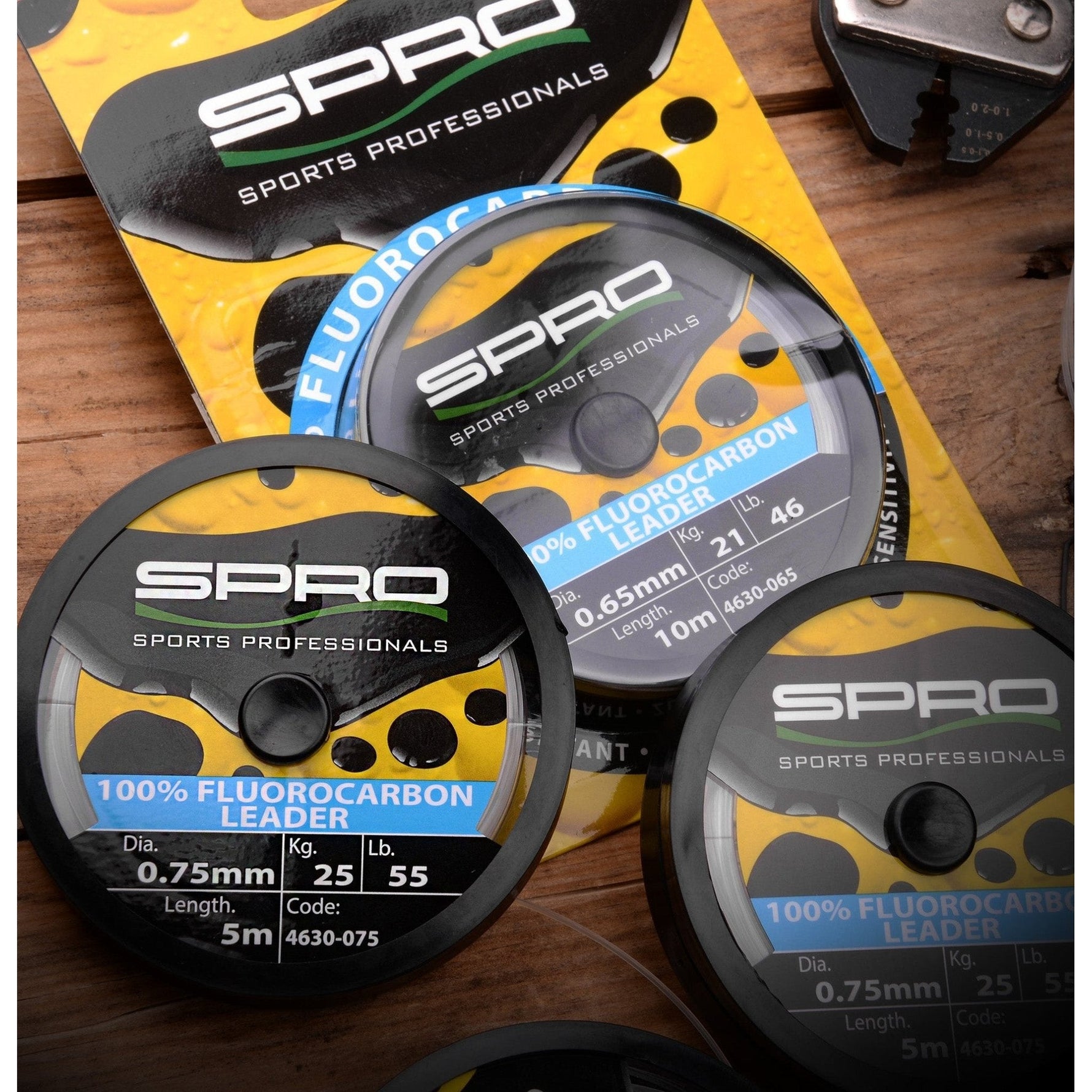 100% FLUOR CARBON SPRO KM-Shop angelschnur, Fluorocarbon, Raubfisch, Raubfischangeln, Raubifsch, spinn, Spinnangeln, Spinnfishing, SPRO, Vorfach