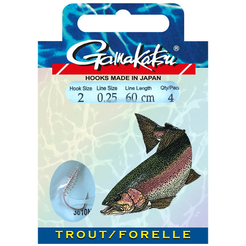 GAMAKATSU Booklet Trout LS-3610 Spiral Nickel