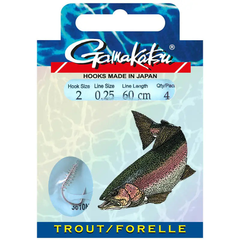 GAMAKATSU Booklet Trout LS-3610 Spiral Nickel KM-Shop Allround, forellen, Gamakatsu, Haken, Hakengebunden 