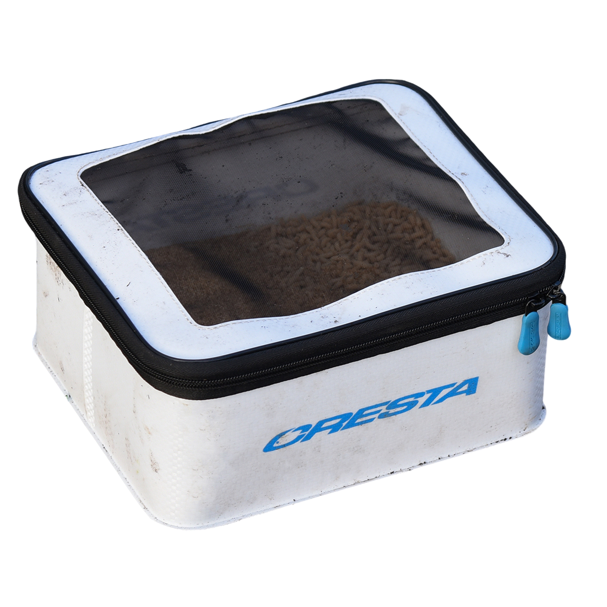 Cresta Eva White Baitbag Micro Mesh Large