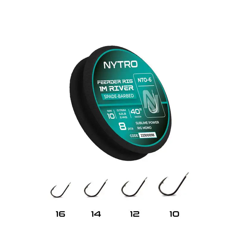 Nytro NTO6 FEEDER RIVER 100CM KM-Shop Haken, Hakengebunden, Km-Tackle, kmtackle, neu, Neuheiten, NYTRO 