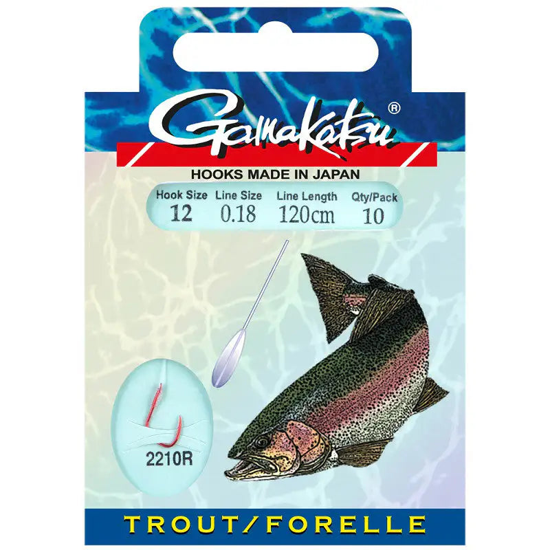 BOOKLET TROUT 2210R KM-Shop Allround, forellen, Gamakatsu, Gamaktasu, Haken, Hakengebunden 