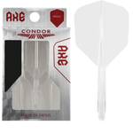 Condor AXE Revival Flights – Transparent Weiß | Shape No6 | Intermediate (M) KM-Shop Dartshop, Flight-Shaft-Systeme