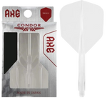 Condor AXE Revival Flights – Transparent Weiß | Shape No6 | Intermediate (M) KM-Shop Dartshop, Flight-Shaft-Systeme 