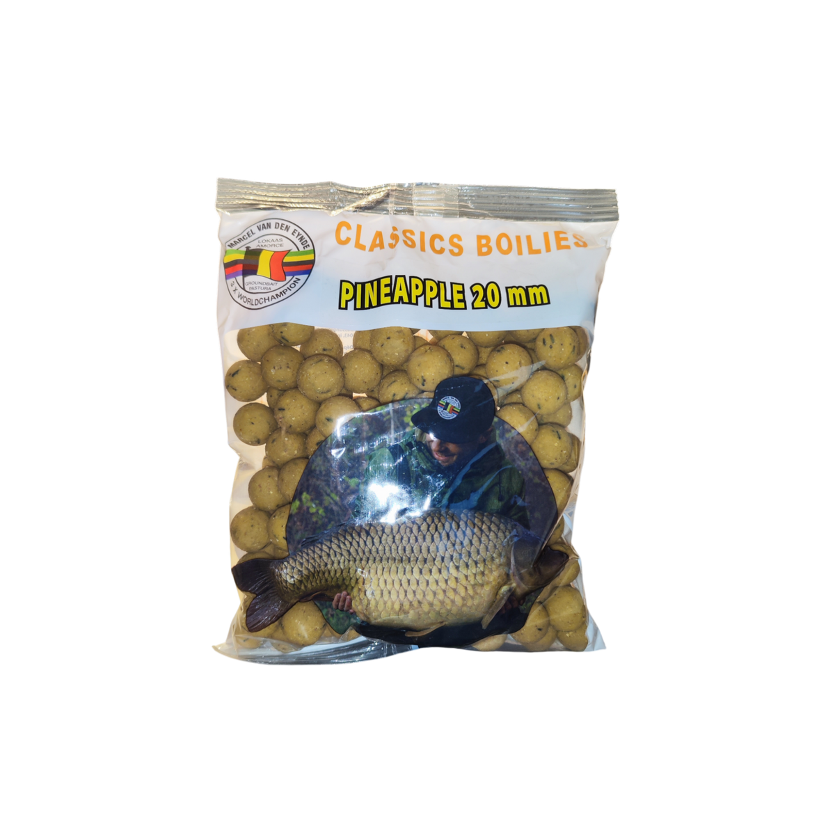 MVDE Pineapple Boilies 20 mm – 900 g, fruchtig-süßer Ananas-Köder für Karpfenangler