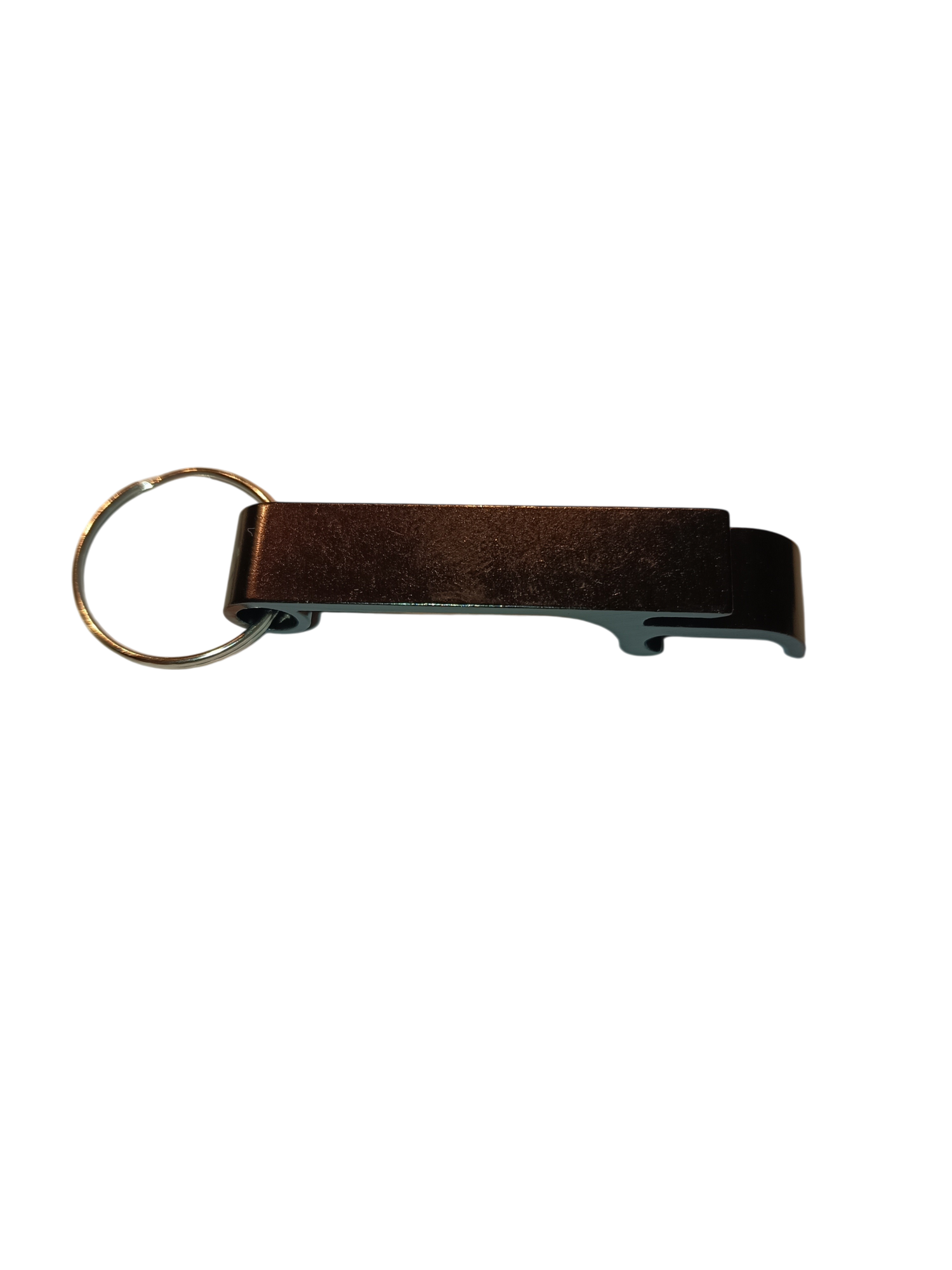 Schlüsselanhänger Bieröffner personalisiert – Metall Schwarz mit Gravur