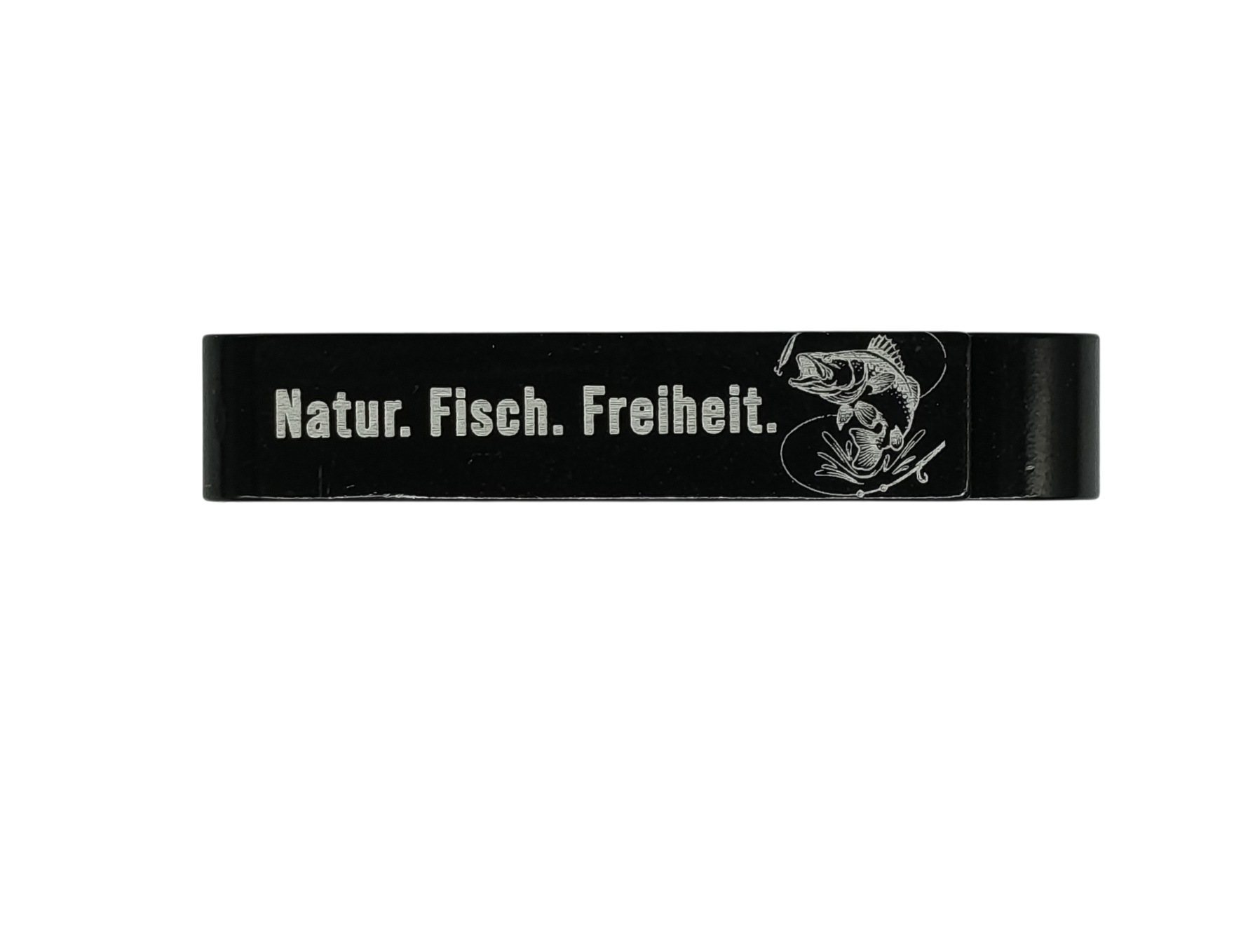 Schlüsselanhänger Bieröffner personalisiert – Metall Schwarz mit Gravur KM-Shop Dartshop, Km-Tackle, kmtackle