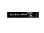 Schlüsselanhänger Bieröffner personalisiert – Metall Schwarz mit Gravur KM-Shop Dartshop, Km-Tackle, kmtackle 
