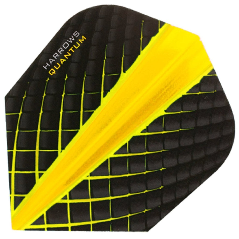 Harrows Quantum Flights Flights Gelb KM-Shop Dartshop, flights, Harrows