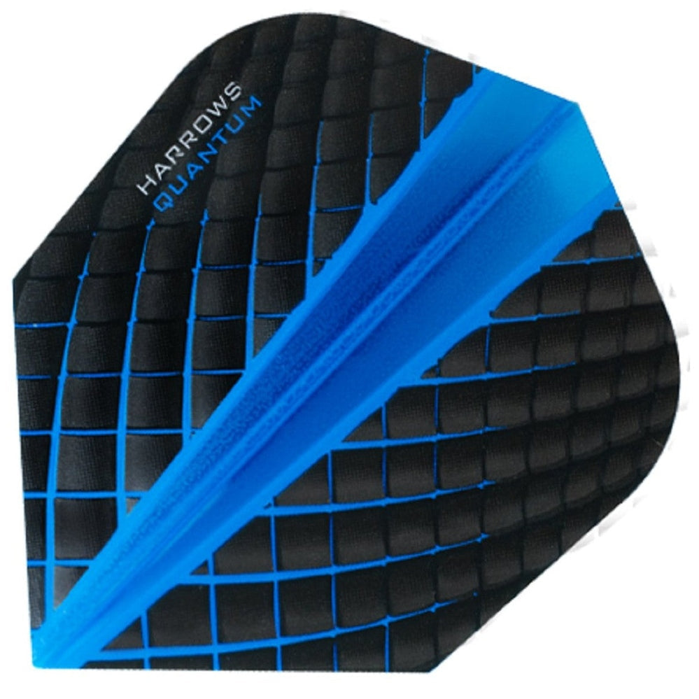 Harrows Quantum Flights Flights Blau KM-Shop Dartshop, flights, Harrows