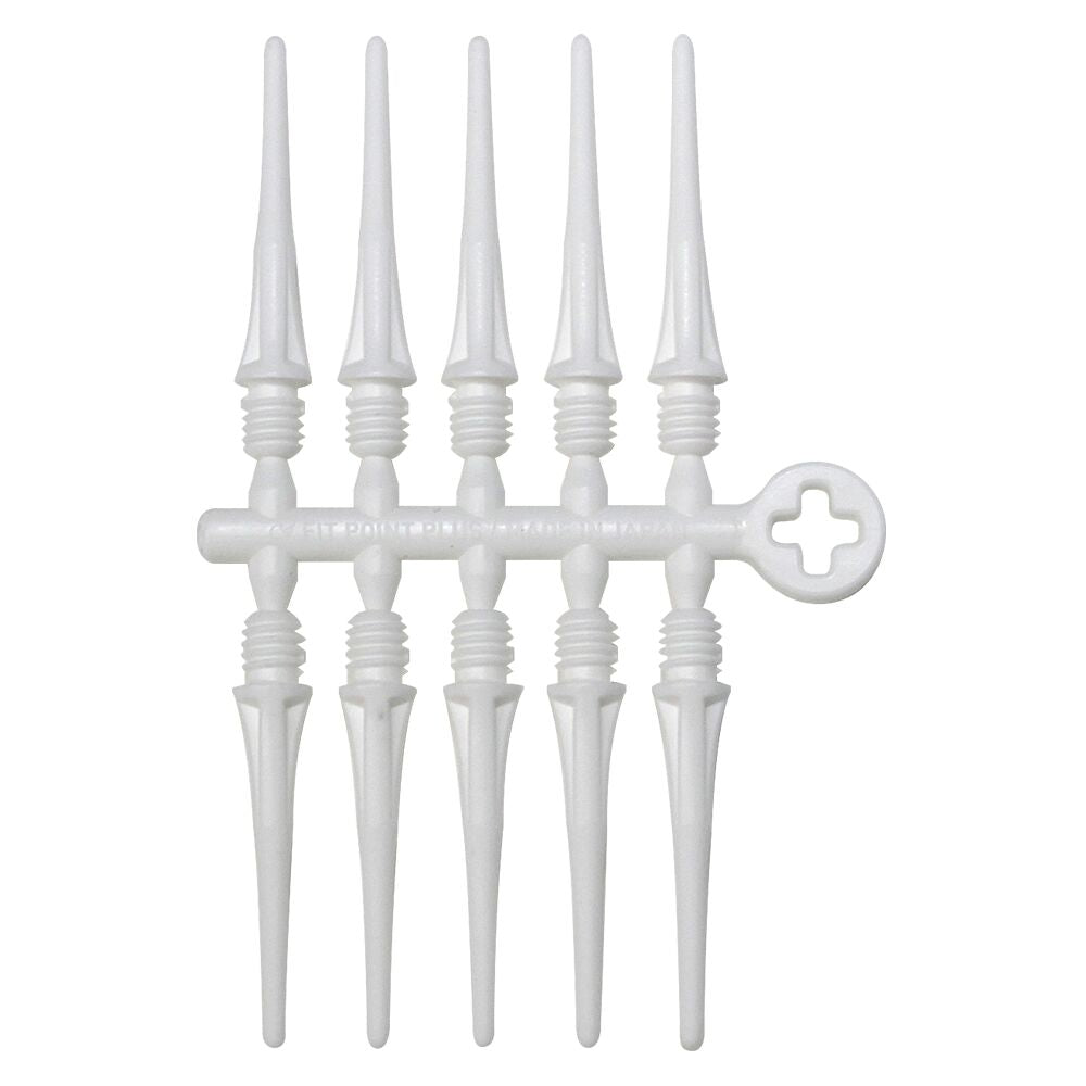 Produktbeschreibung: CosmoDarts Fit Point Plus – 50 Stück Softdart Spitzen (25 mm) - KM-Dartshop