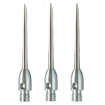 Bull's Steel Tips Aluminium 26 mm Silber – Konverterspitzen für Softtip-Darts auf Steeldartboards