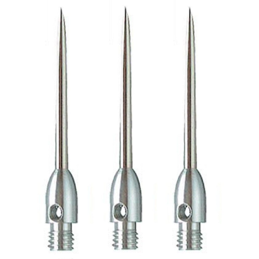Bull's Steel Tips Aluminium 26 mm Silber – Konverterspitzen für Softtip-Darts auf Steeldartboards