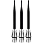 Shot Overlock Conversion Points in Silber zur Umrüstung von Softtip- auf Steeltip-Darts