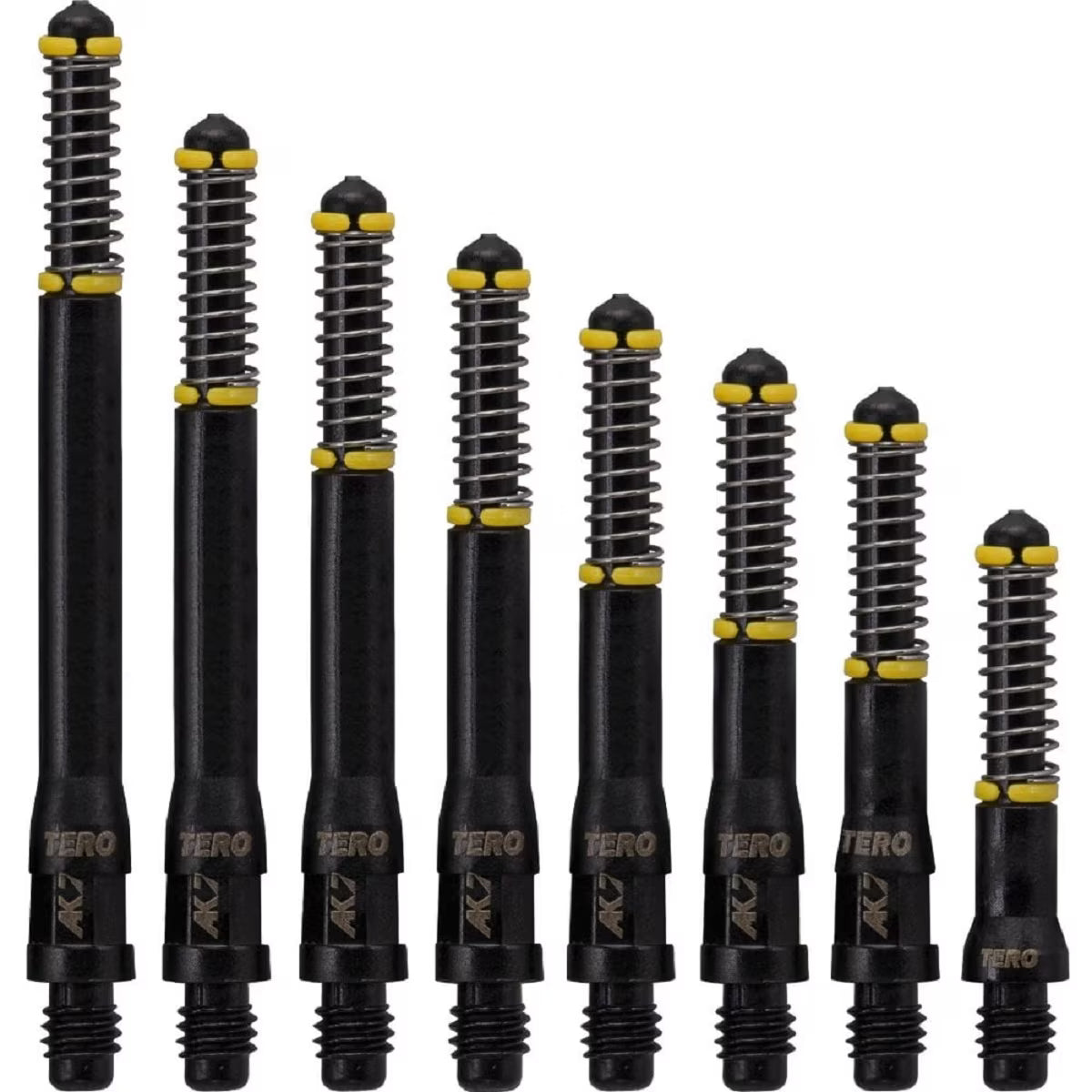 Cuesoul AK7 Tero Dart Shaft Schwarz Shafts