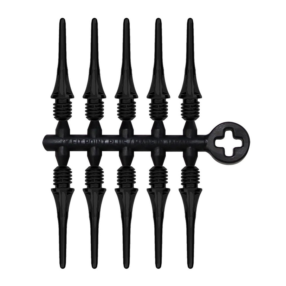 CosmoDarts Fit Point Plus Short 50 Stück 2BA Gewinde Tips Kunststoffspitzen