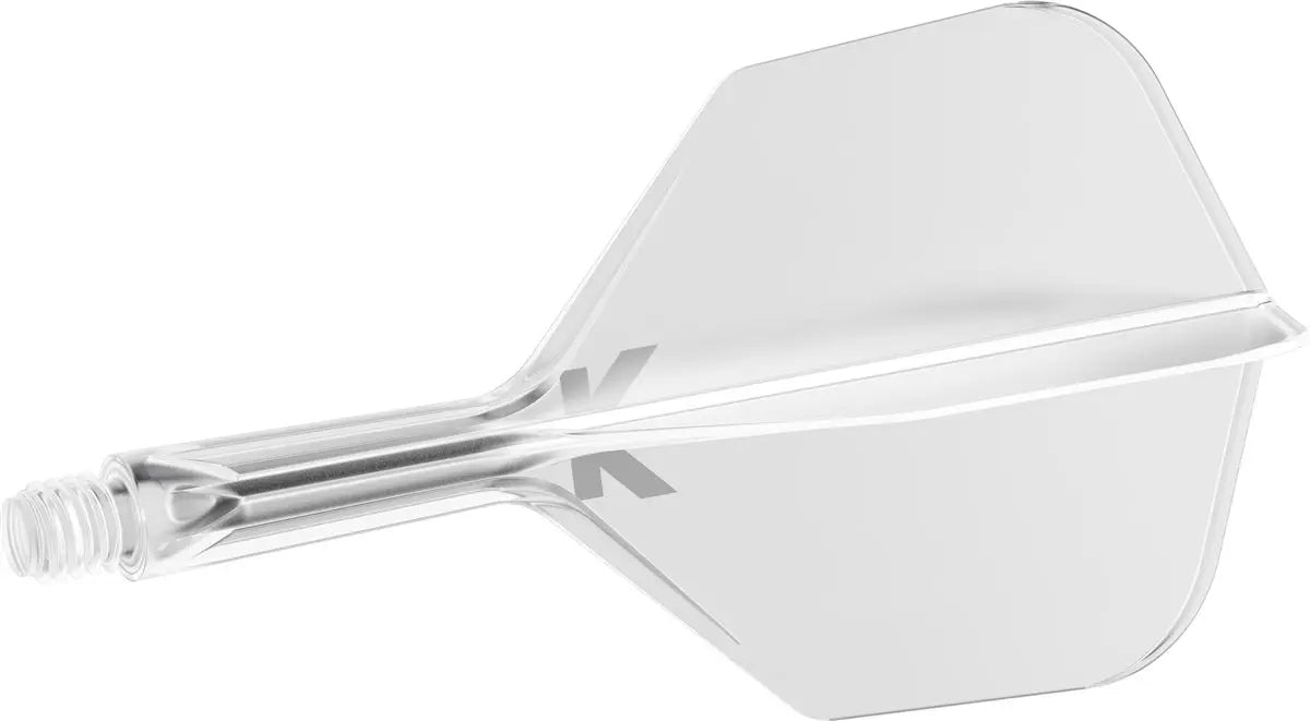 Target K-Flex Shaft/Flight System Shape No6 Shafts Transparent KM-Shop Dart, Dartshop, Flight-Shaft-Systeme, flights, schäfte, target