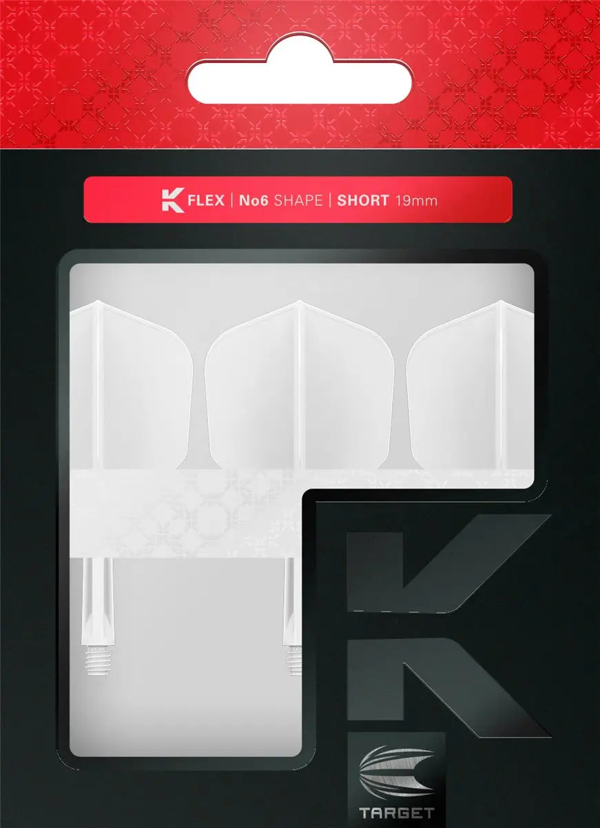 Target K-Flex Shaft/Flight System Shape No6 Shafts weiß 26mm