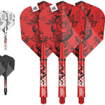 Target 3 Set Shaft/Flights NO6 INK Kit Nathan Aspinall ASP 2023 Flights KM-Shop Dartshop, Flight-Shaft-Systeme, flights, schäfte, target