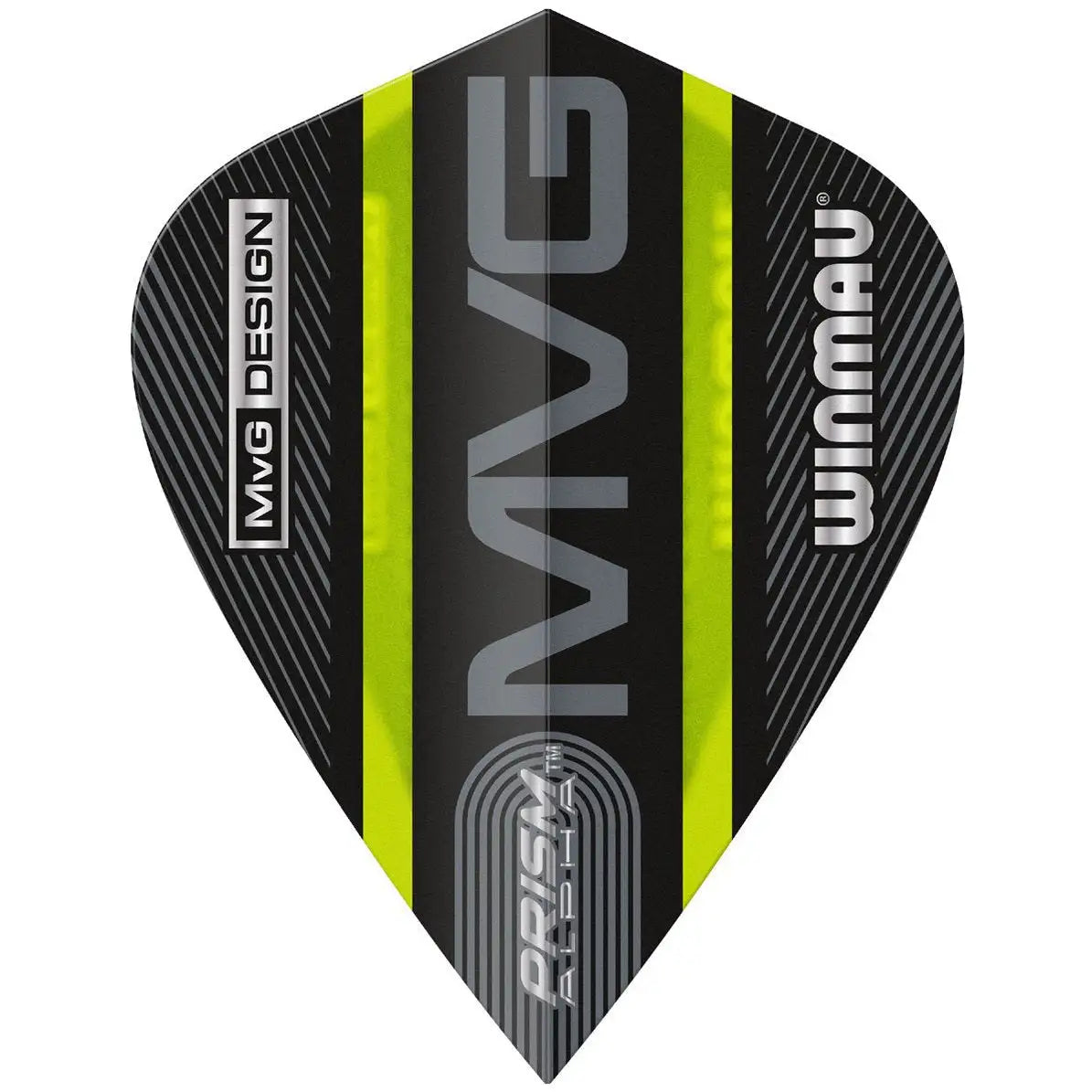 Winmau Prism Alpha Extra Thick MvG Michael van Gerwen 2024 Dart Flight Kite Flights KM-Shop Dartshop, flights, winmau 