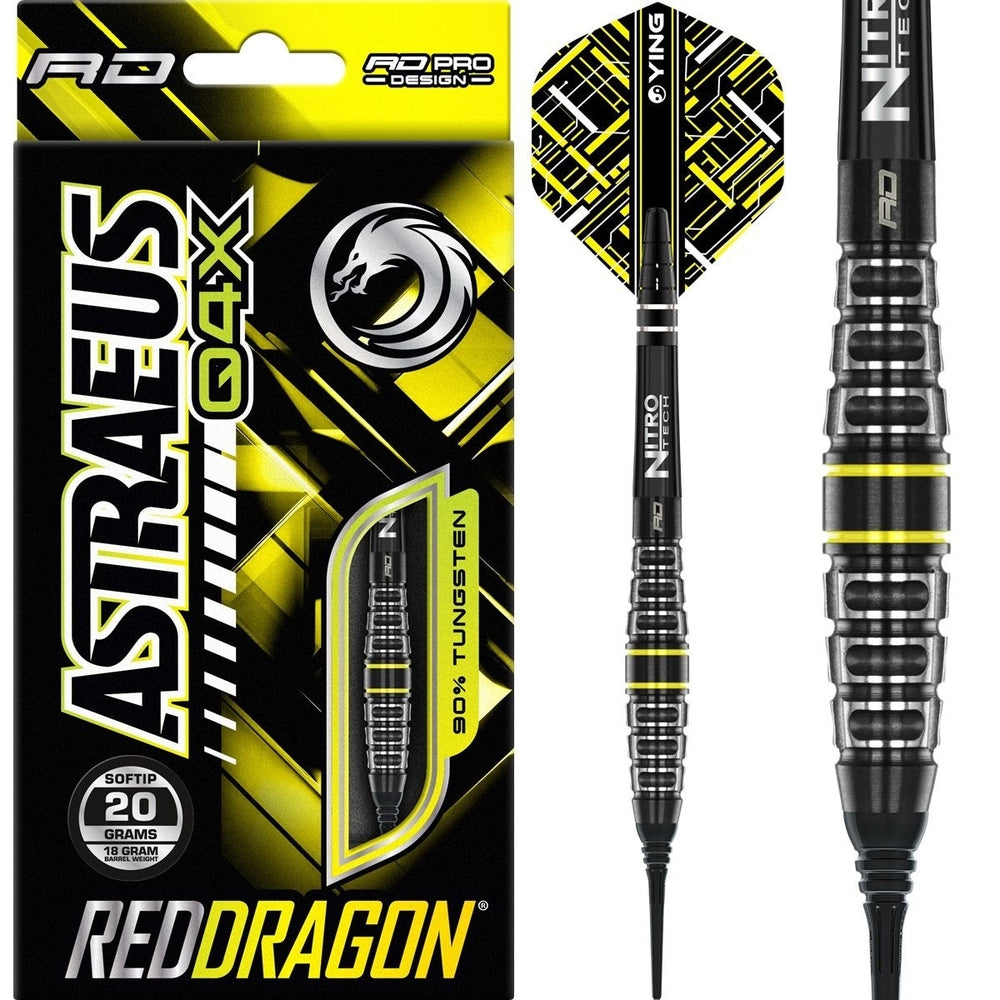 Reddragon Astraeus Q4X Torpedo 90% Softdarts 20 Gramm Softdarts KM-Shop Dartshop, Reddragon, softdart, softdarts
