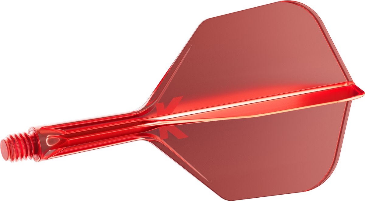 Target K-Flex Shaft/Flight System Shape No6 Shafts Rot KM-Shop Dart, Dartshop, Flight-Shaft-Systeme, flights, target