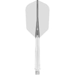 Mission Force 90 Shaft/Flight System Slim Shafts transparent KM-Shop Dartshop, Flight-Shaft-Systeme, flights, schäfte