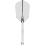 Mission Force 90 Shaft/Flight System Slim Shafts transparent KM-Shop Dartshop, Flight-Shaft-Systeme, flights, schäfte 