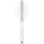 Mission Force 90 Shaft/Flight System Slim Shafts weiß KM-Shop Dartshop, Flight-Shaft-Systeme, flights, schäfte