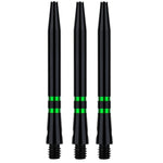 One80 TC Alu Shafts Schwarz Dart Shaft Shafts - KM-Dartshop