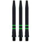 One80 TC Alu Shafts Schwarz Dart Shaft Shafts KM-Shop Dartshop, one80, schäfte