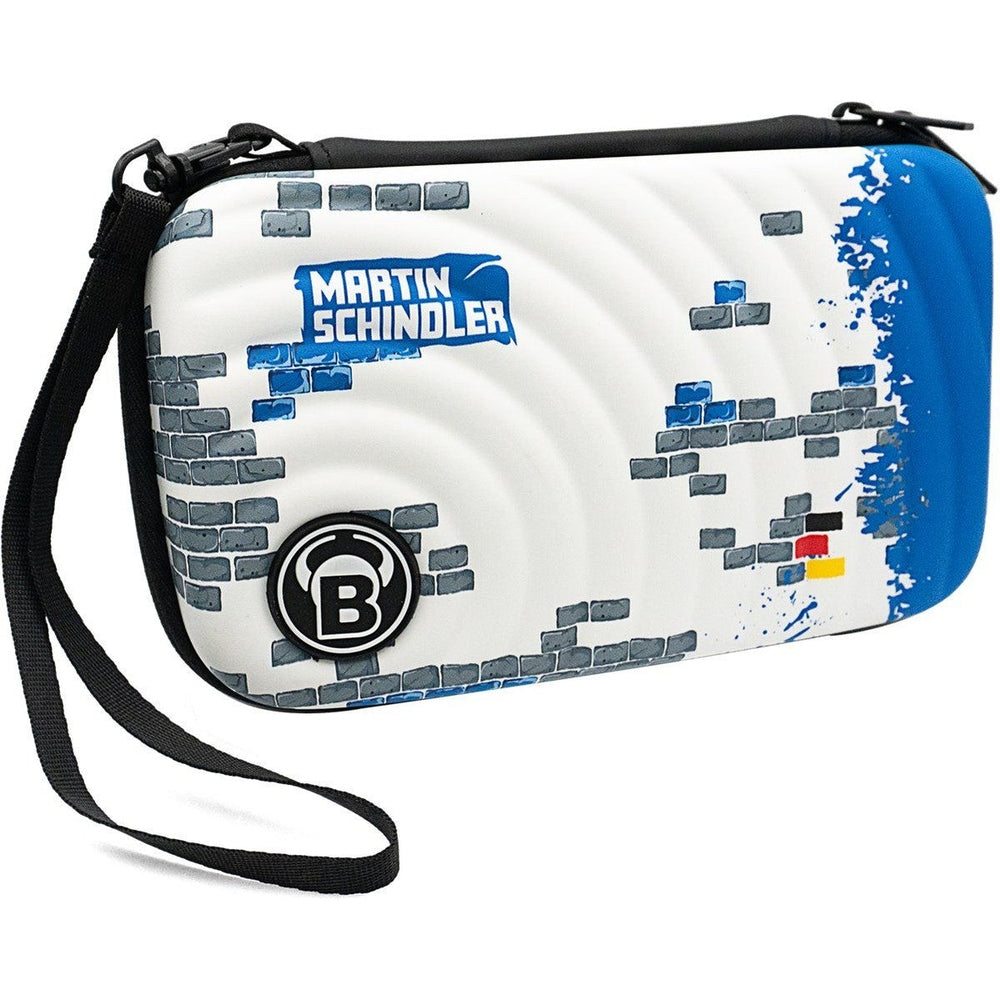 Bull's ORBIS XL Dartcase Martin Schindler G2 – schwarz/rot, Platz für 2 Dartsets