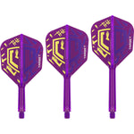 Target K-Flex Luke "The Nuke" Littler World Champion Shaft/Flight System Shape No6 Shafts 26mm KM-Shop Dartshop, Flight-Shaft-Systeme, flights, schäfte, target