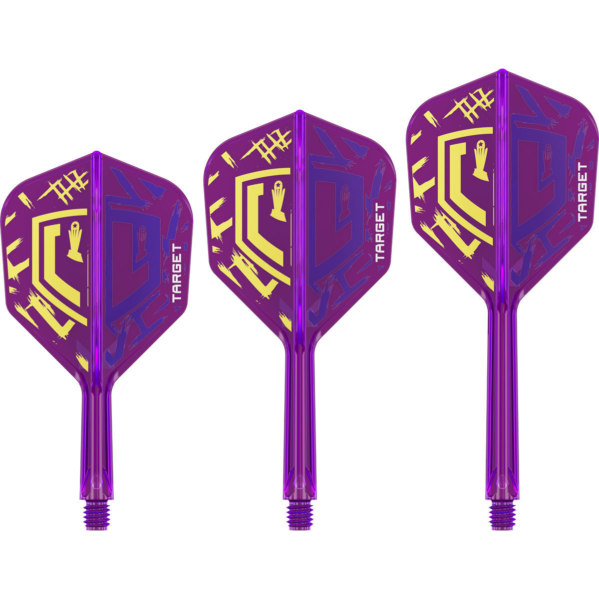 Target K-Flex Luke "The Nuke" Littler World Champion Shaft/Flight System Shape No6 Shafts 26mm KM-Shop Dartshop, Flight-Shaft-Systeme, flights, schäfte, target