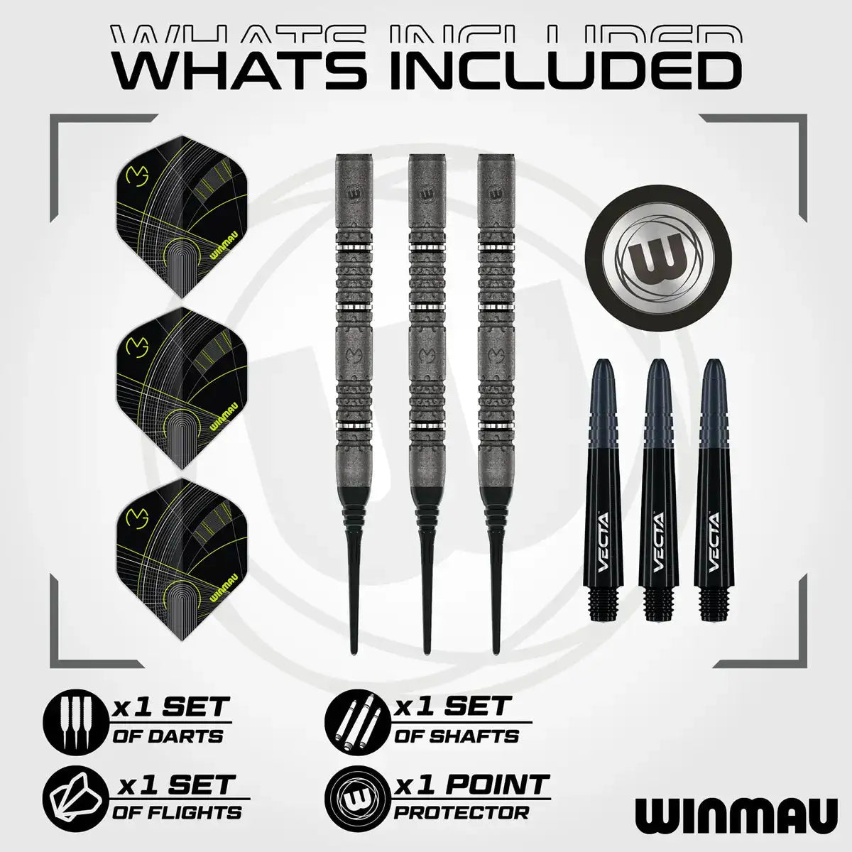 Winmau Michael van Gerwen MVG Signature Edition 90% Softdarts 20 Gramm Softdarts KM-Shop Dart, Dartshop, winmau 