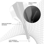 Harrows Solo 6 Shaft/Flight System Shape Shafts Transparent KM-Shop Dart, Dartshop, Flight-Shaft-Systeme, Harrows, neu, Neuheiten 