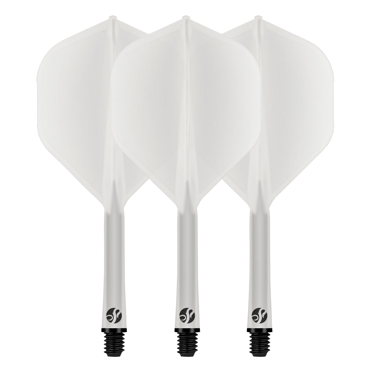 Flight Deck-One Piece Dart Flight and Shaft System-Clear