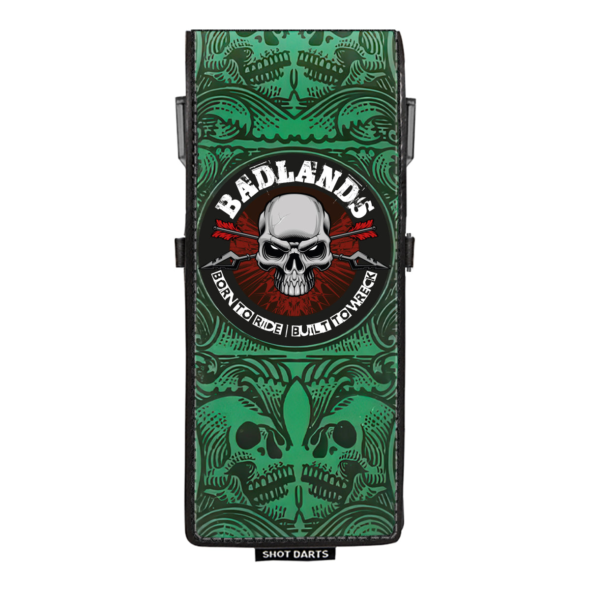 Shot Badlands Inked Dart Wallet Case - Green