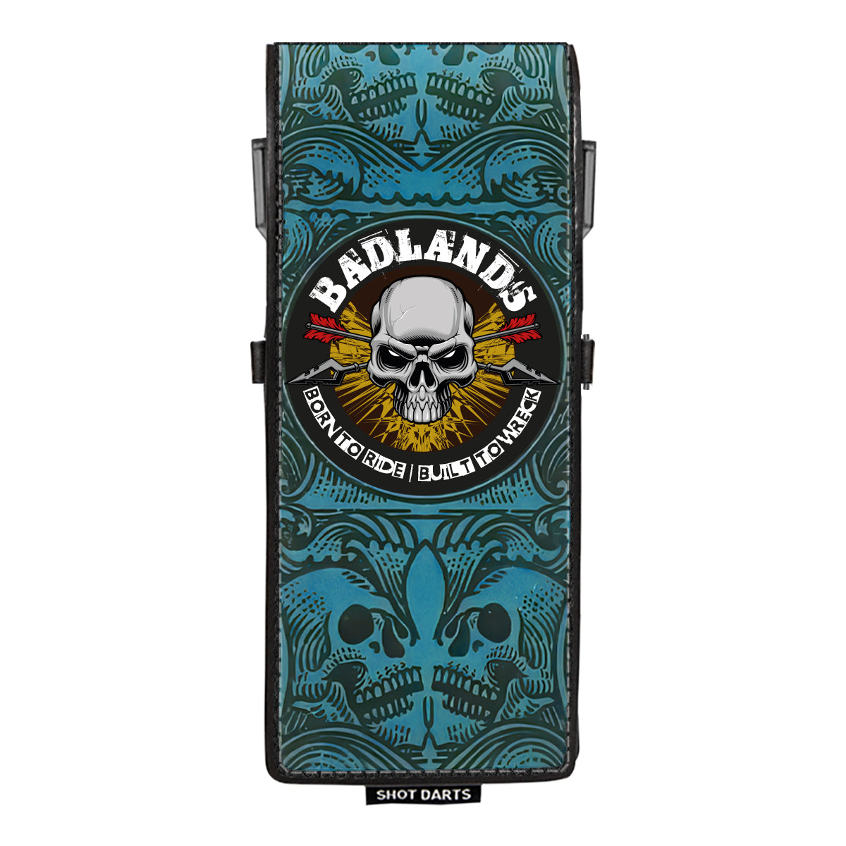 Shot Badlands Inked Dart Wallet Case - Blue
