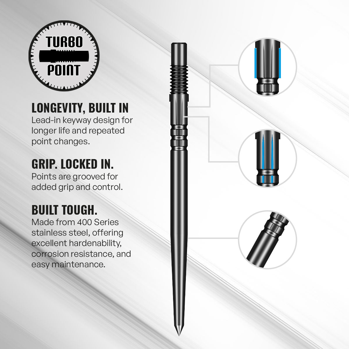 Michael Smith Turbo Dart Points-40mm