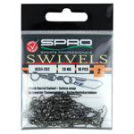 BARREL SWIVEL+SAFETY-SNAP KM-Shop Allround, karabiner, Kleinteile, SPRO, swivel, Wirbel 
