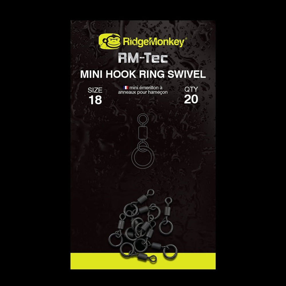 ConneXion Mini Hook Ring Swivelsize 18 - KM-Tackle