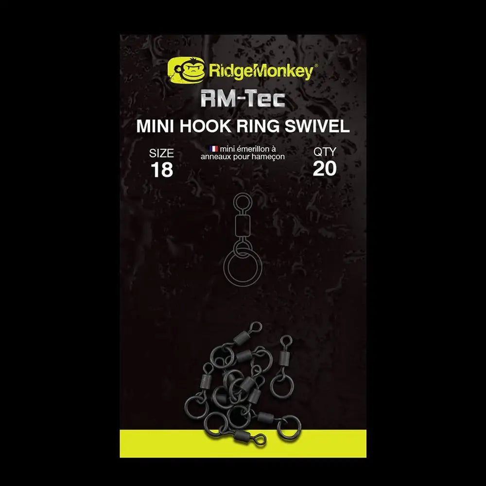 ConneXion Mini Hook Ring Swivelsize 18 KM-Shop carpfishing, Karpfen, Ridge Monkey, rig, Rigzubehör 