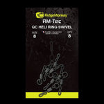 ConneXion QC Heli Ring Swivel Size 8 KM-Shop carpfishing, Karpfen, Ridge Monkey, rig, Rigzubehör 