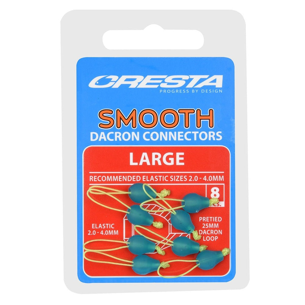 Cresta Smooth Dacron Connectors KM-Shop Cresta, Elastic, hollowelastic, Pole, Polefishing, Solidelastic, TopKitzubehör 4724-447