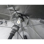 FLAT SIDE UMBRELLA BLACK 125CM KM-Shop Cresta, feeder, Feederfishing, Method, methodfishing, schirm