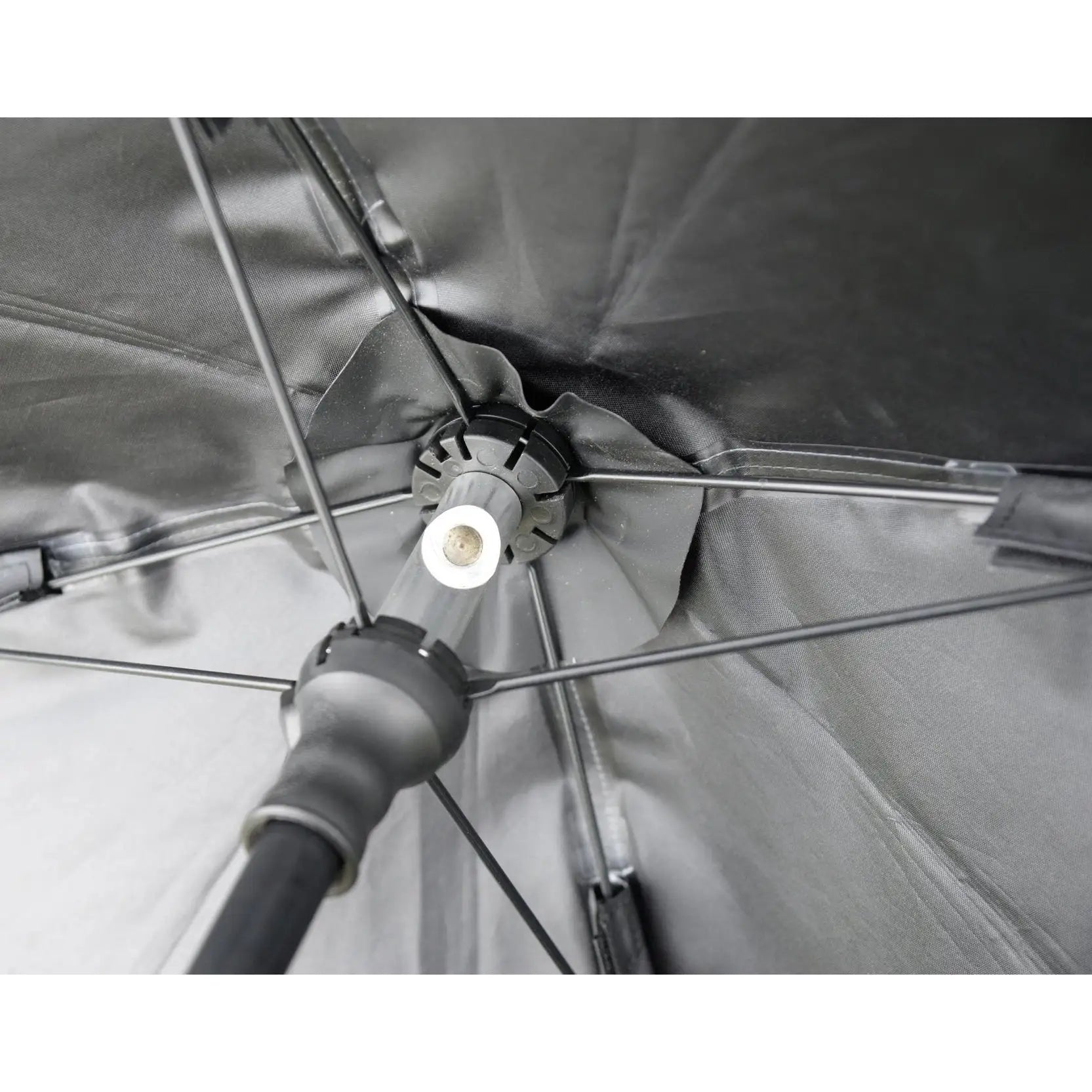 FLAT SIDE UMBRELLA BLACK 125CM KM-Shop Cresta, feeder, Feederfishing, Method, methodfishing, schirm