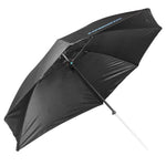 FLAT SIDE UMBRELLA BLACK 125CM KM-Shop Cresta, feeder, Feederfishing, Method, methodfishing, schirm